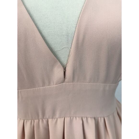 Jill by Jill Stuart Plunge Neck Gown Lined FLAW - Picture 3 of 13